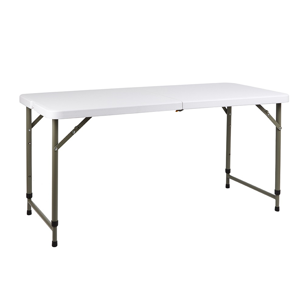 Height Adjustable 4ft Folding Trestle Table - Height Adjustable Folding Trestle Table